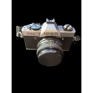 Minolta XG-A 35mm SLR Film Camera w/ Minolta MD 50mm f/1.7 Lens - Tested, Clean